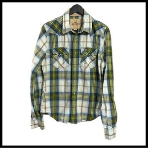 HOLLISTER Plaid Button Down Shirt
